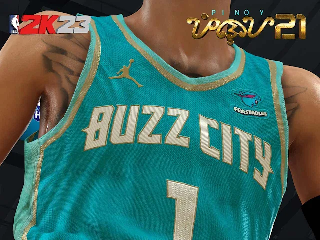 NBA 2K24 Charlotte Hornets City Edition Jersey