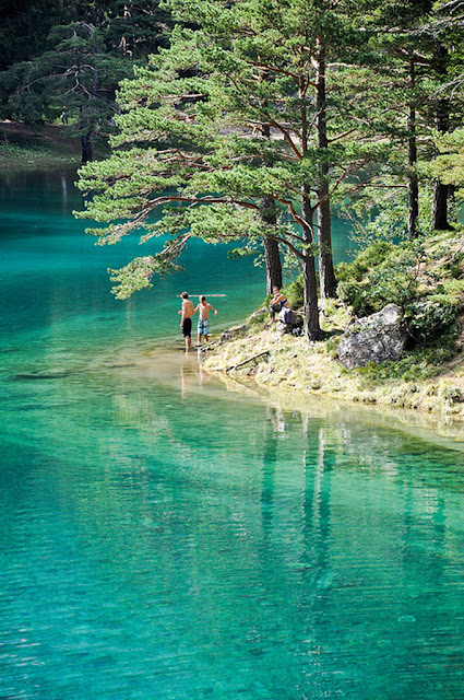 Green Lake in Upper Styria, Austria