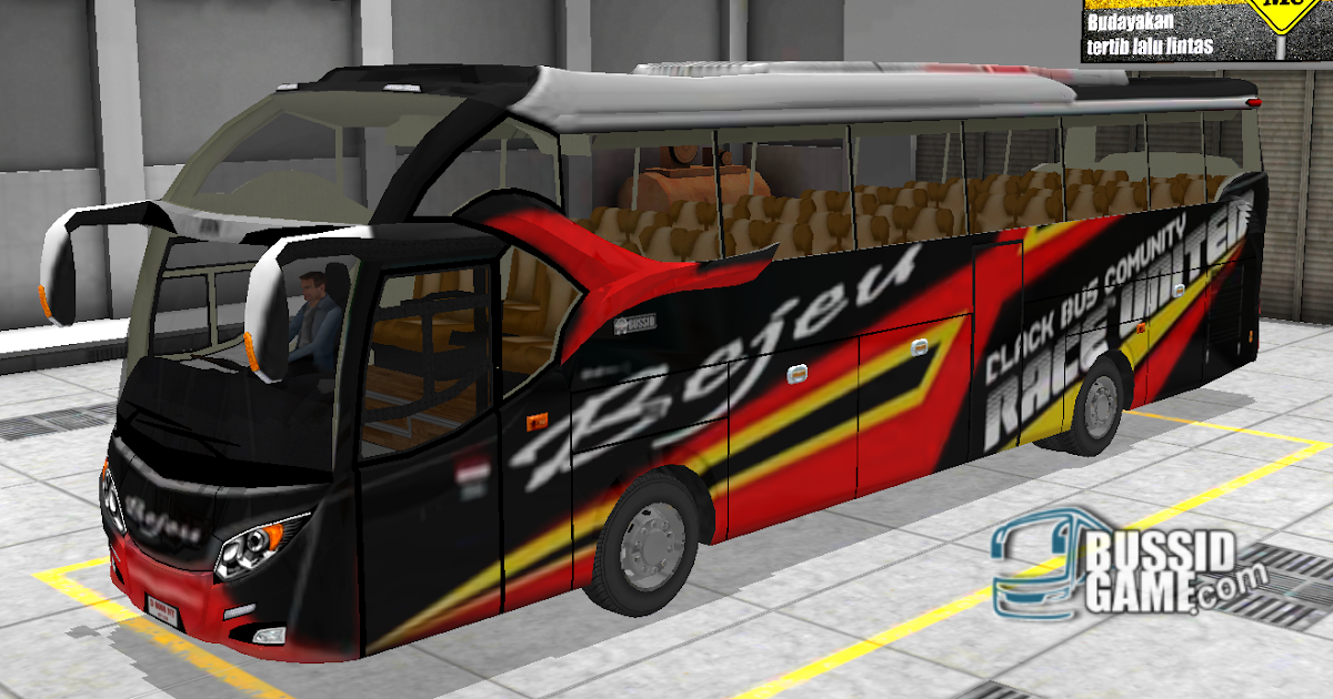 Livery Bus  Bejeu Race United Arjuna  XHD  By Bony BDM 