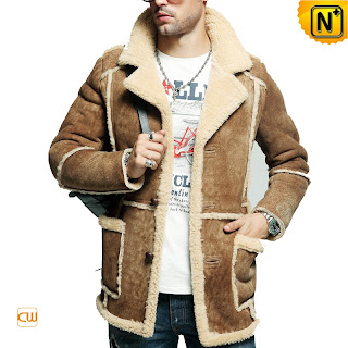 mens sheepskin coat