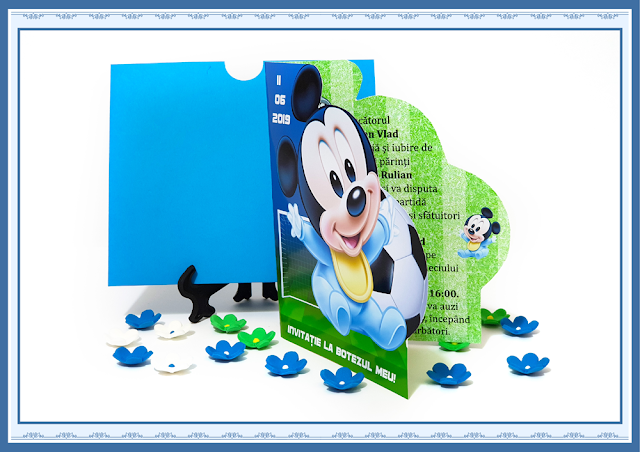 invitatii botez mickey mouse