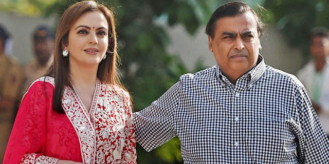 Mukesh and Nita Ambani