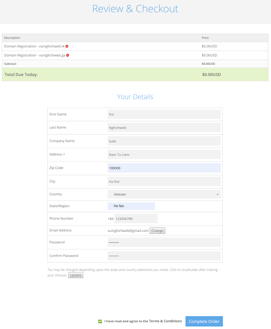 How to Register a Free Domain Name from freenom and dot.tk