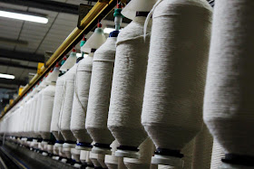 large spools of thread