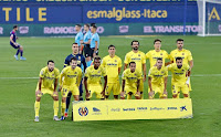 VILLARREAL C. F. Temporada 2020-21. Sergio Asenjo, Gerard Moreno, Raúl Albiol, Pau Torres, Iborra. Pedraza, Manu Trigueros, Samu Chukwueze, Paco Alcácer. Moi Gómez y Mario Gaspar. VILLARREAL C. F. 2 REAL VALLADOLID C. F 0. Lunes 02/11/2020. 21: horas. Campeonato de Liga de 1ª División, jornada 8. Villarreal, Castellón, estadio de La Cerámica, sin público. GOLES: 1-0: 20', Samu Chukwueze. 2-0: 36', Pau Torres.