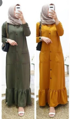  Modern terbaru ini merupakan baju muslimah dengan rancangan terbaru serta versi terbaru yang  √48+ Model Terbaru Busana Muslim Bahan Kaos Trend 2022