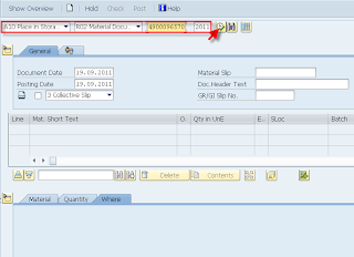 SAP Transfer posting