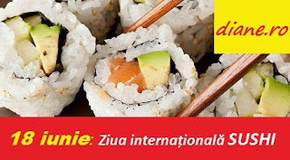 18 iunie: Ziua internațională SUSHI