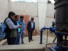DIRECTORES DE EMAPA CAÑETE S.A. REALIZAN RECORRIDO DE INSTALACIONES EN SAN VICENTE, IMPERIAL Y CERRO AZUL