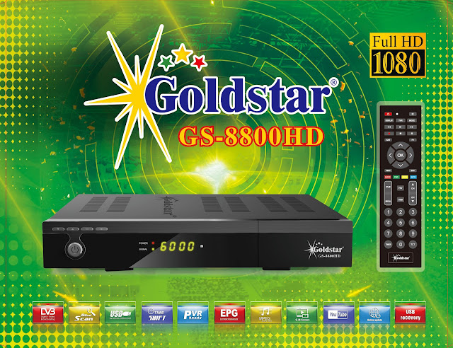 GOLDSTAR GS-8800HD NEW SOFTWARE UPDATE 2022