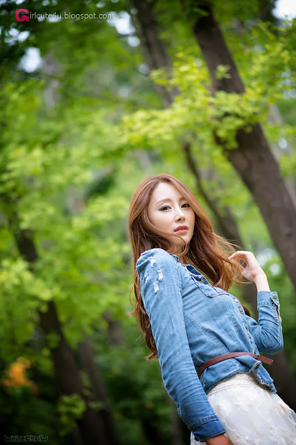 5 Eun Bin outdoor - very cute asian girl - girlcute4u.blogspot.com