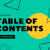 How to add a Table of Content in Blogger