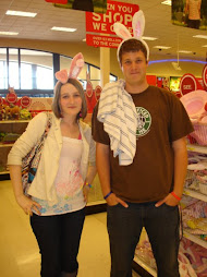 Brittney and Daniel getting ready for Easter
