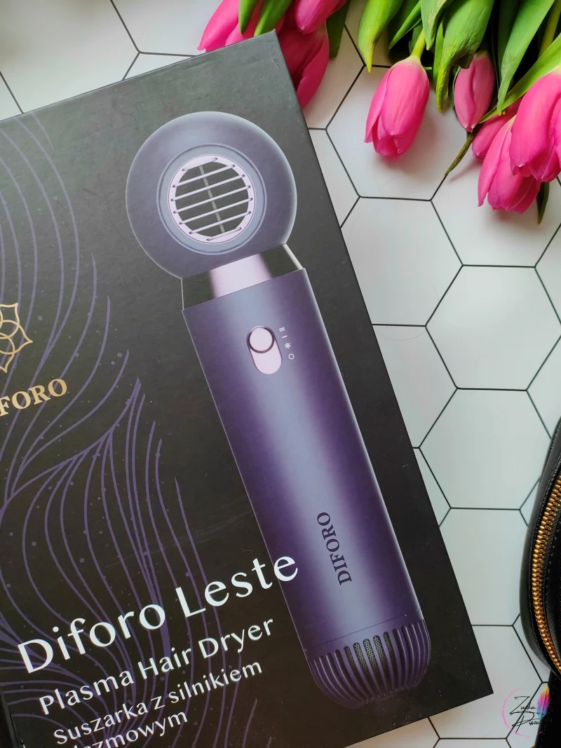 NOWOŚĆ! DIFORO LESTE Plasma Hair Dryer - suszarka z silnikiem Plazmowym