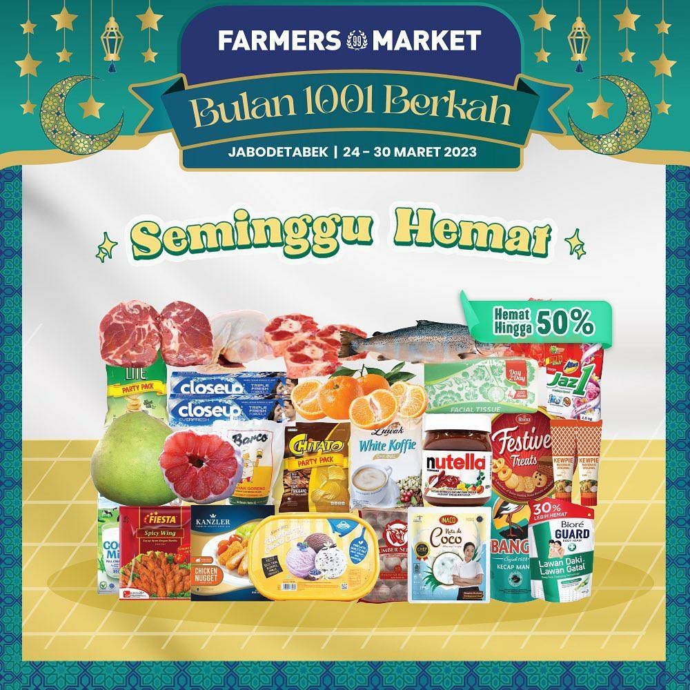 Katalog Promo Farmers Market Weekend 24 - 30 Maret 2023