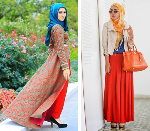 model baju muslim pesta dian pelangi