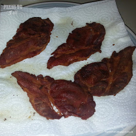 Following PINstuctions series to make bacon pancakes for Pancake Day.