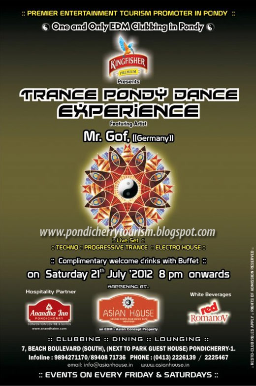 Trance Pondy Dance Experience