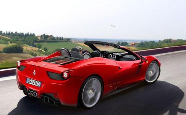 As far away as demeanor modifications Ferrari only refitted the 458 Spider