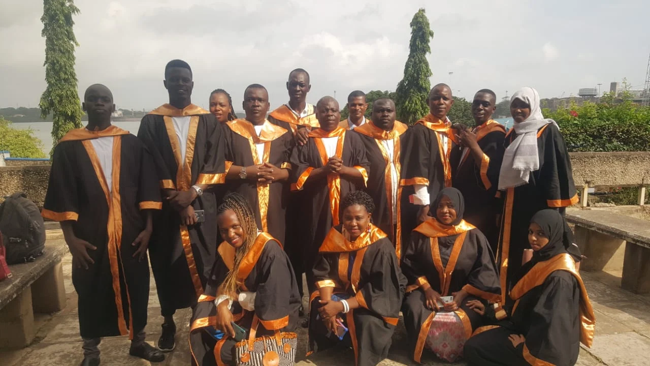 Mombasa county graduation at Bandari Maritime Academy. PHOTO | BANA