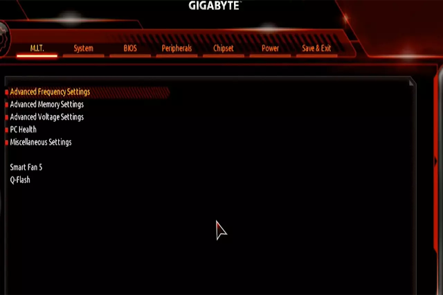 Test the performance of the processor at its default settings