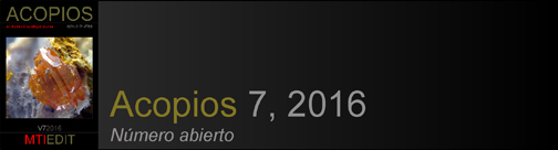 Acopios 7, 2016