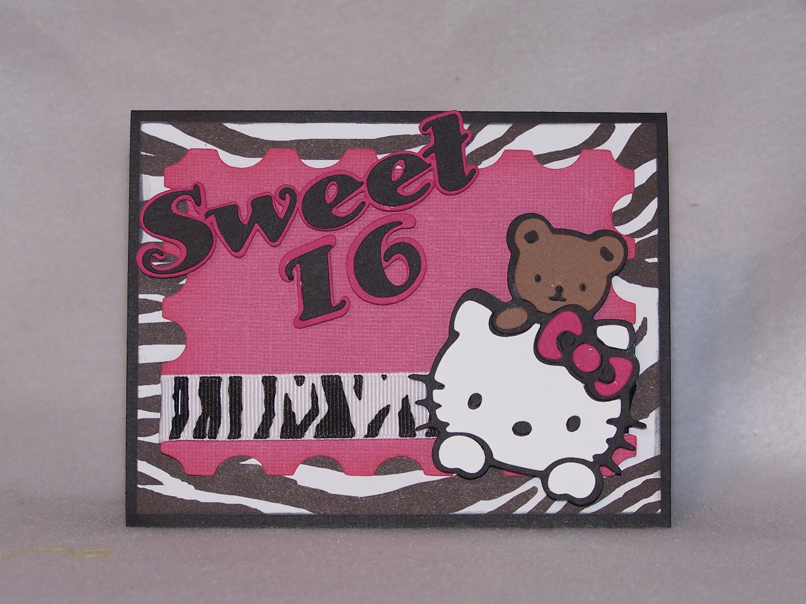 hello kitty invitation card