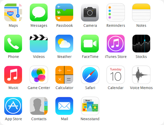 built in apps