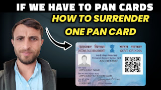 surrender pan card
