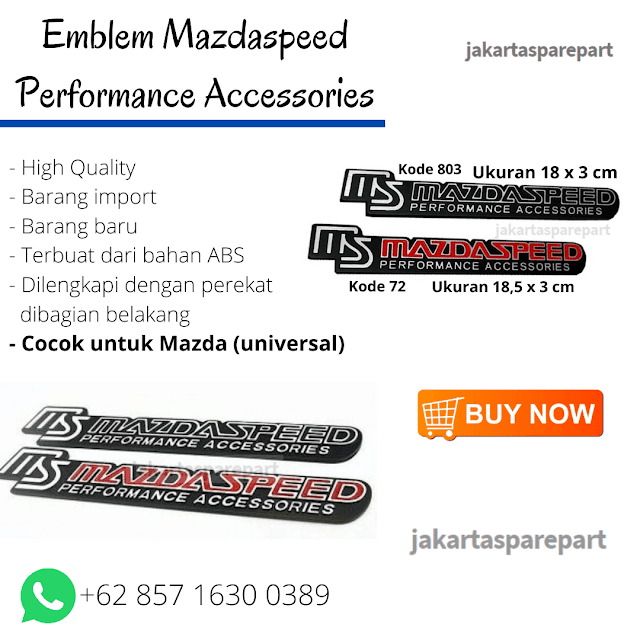 Emblem Mazdaspeed Performance Accessories