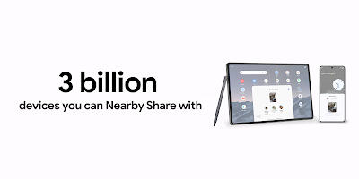 현재 니어바이 쉐어는 30억 개 이상의 기기를 지원하고 있습니다.