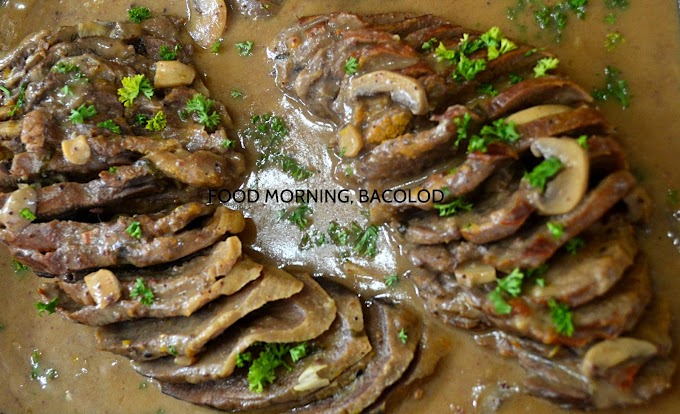 My homemade LENGUA (Ox Tongue) and MASHED POTATO ~ two of my family's favorites ♥