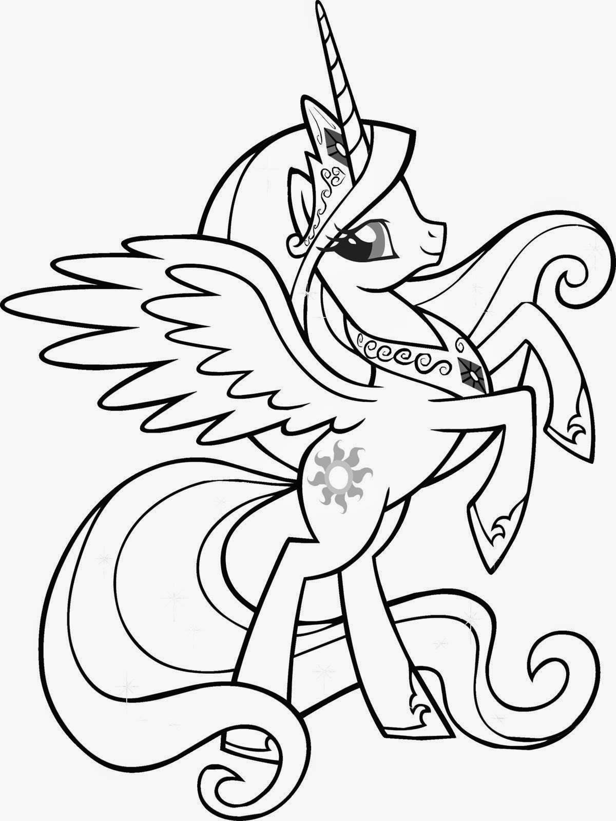  Coloring  Pages  My Little Pony Coloring Pages  Free and 