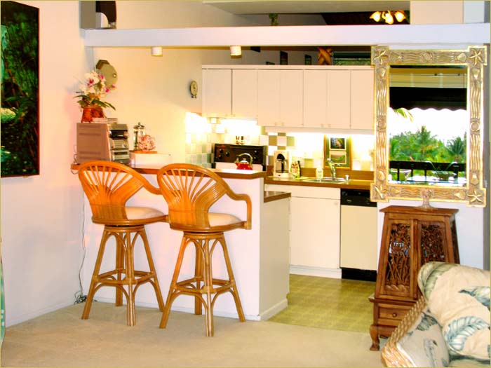 If you have a bar in your kitchen and you don't want just typical stools