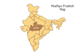 madhya pradesh map