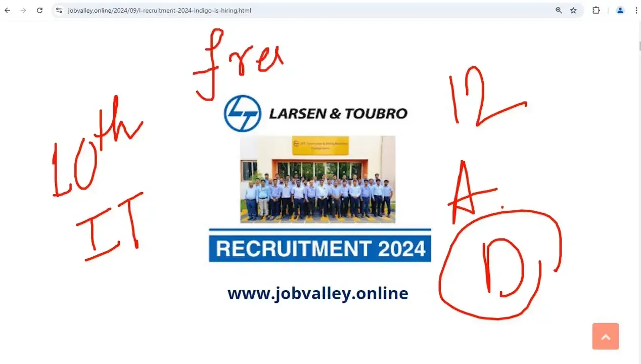 Larsen & Toubro Recruitment 2024: