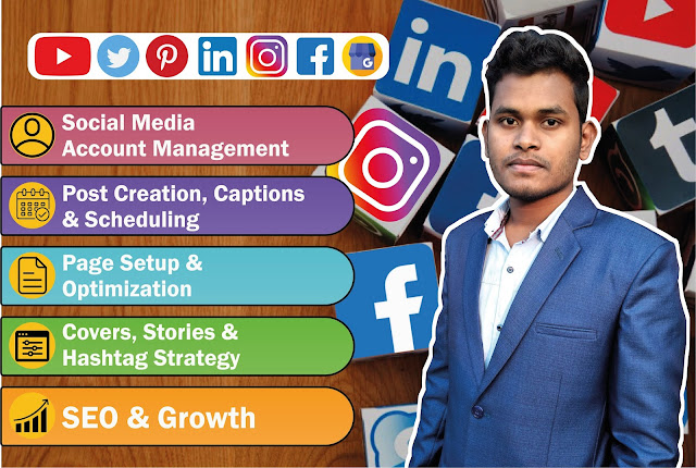 I will be your social media manager and content creator