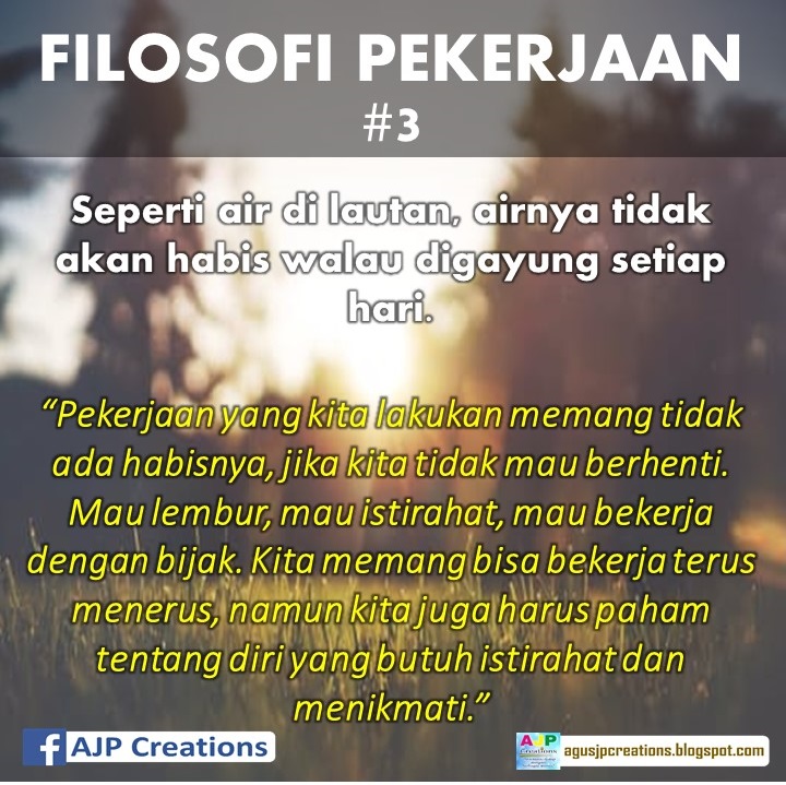 Kata Kata Bijak Filosofi Pekerjaan AJP Creations Kata Kata Bijak Filosofi Pekerjaan AJP Creations