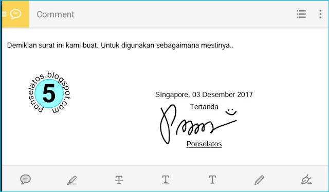 Cara Membuat Tanda Tangan Di Android