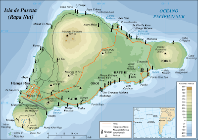 Isla de Pascua mapa