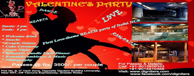 VALENTINE'S PARTY | AMR ADVENTURE MALL - Valentine's Day Party in Noida