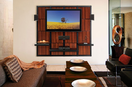 Wall Mounted Home Entertainment Center