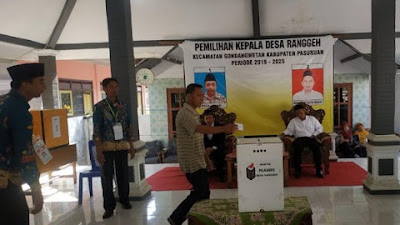  Hari ini Pasuruan Gelar Pilkades Serentak di 54 Desa