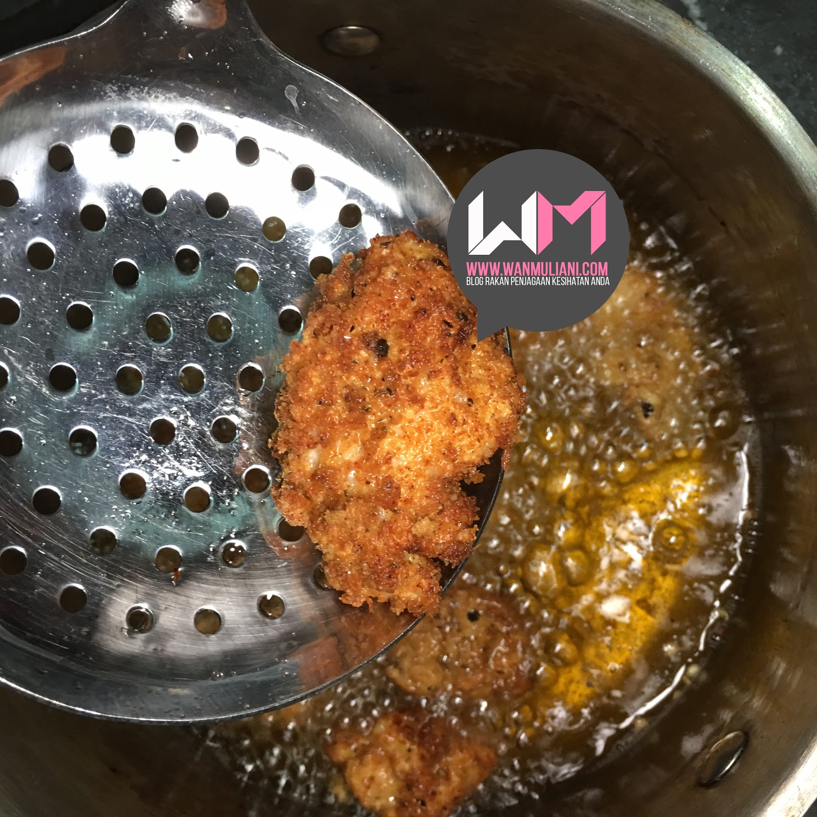 "Nugget" Ayam Buttermilk: Snek Sihat Untuk Anak 