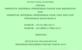 Sesuai Juklak PIP, Sekolah Dapat Mengusulkan Peserta Didik Untuk Mendapatkan Dana PIP