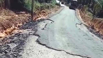 Belasan Proyek Jalan yang Direhabilitasi di Kabupaten Simalungun Terindikasi Korupsi