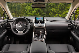 Interior view of 2015 Lexus NX 200t