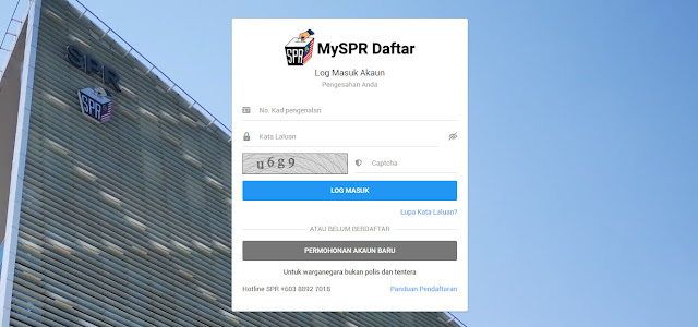 Cara Daftar Mengundi Online Terbaru Menggunakan MySPR Daftar