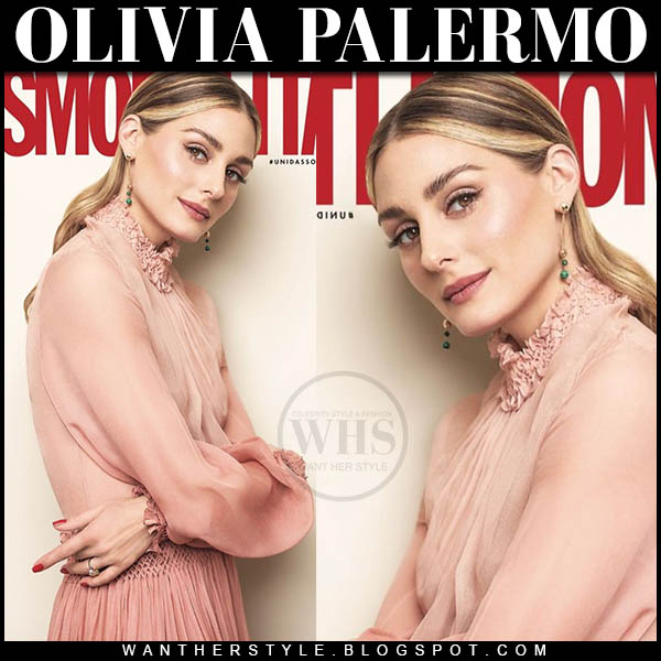 Olivia Palermo in pink dress Cosmopolitan Mexico