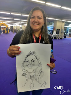 Caricaturista em Recife EXPOISP 2023